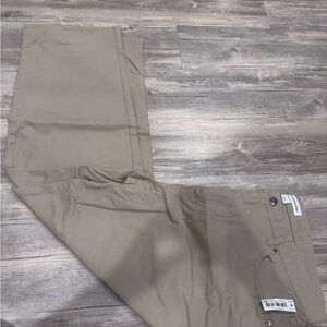 Amazon Essentials Men's Khaki Brown Pants 38x29